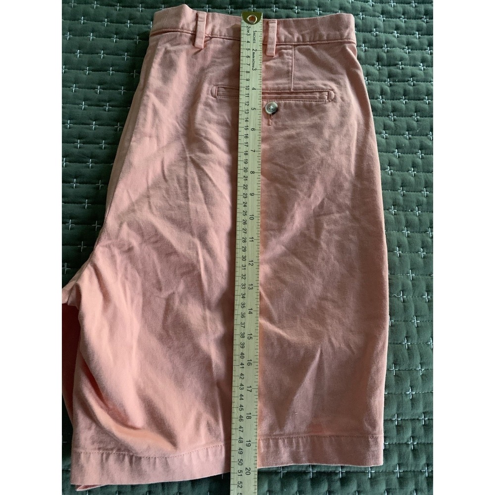 PETER MILLAR Pilot‎ Twill Shorts Chino peachy pink Mens Size 38 NWT - Picture 7 of 14